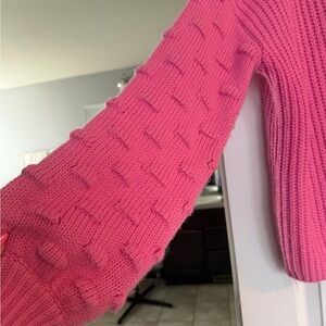 Women's Pink Knit Sweater